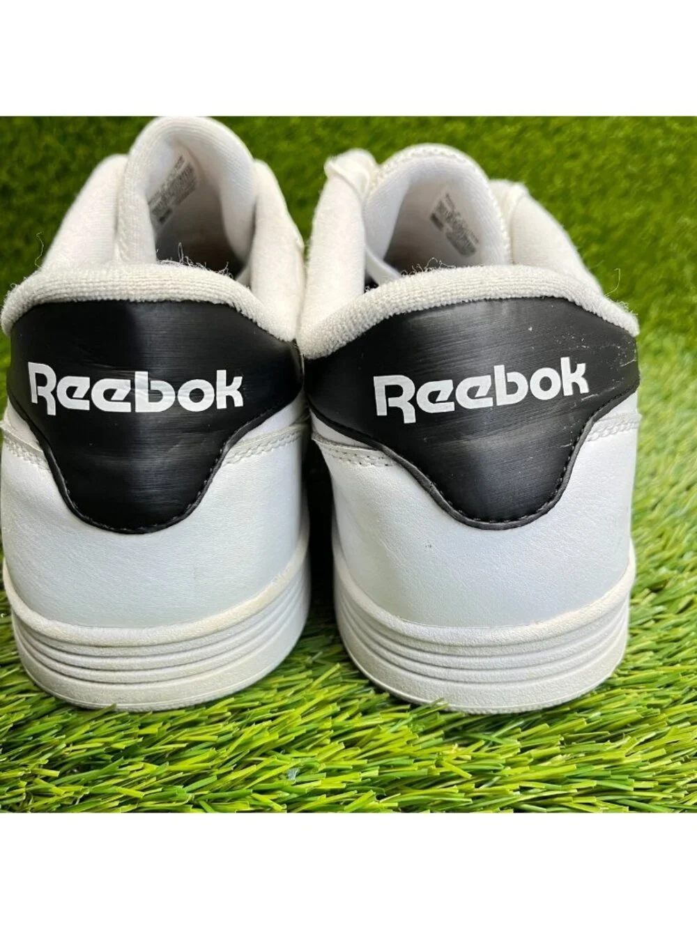 Reebok Royal Techque T Mens Size 13 White Black Athletic Tennis Shoes Sneakers
